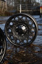 New 20 Inch Riviera Xtreme RXS4 Alloy Wheels In Satin Black, 1250kg Load Rated, For Ford Transit Custom 5x160