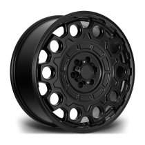 New 20 Inch Riviera Xtreme RXS4 Alloy Wheels In Satin Black, 1250kg Load Rated, Ford Transit Custom Gen 2, VW Transporter T7 6x120