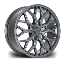 New 18 Inch Velocity VC1 Alloy Wheels In Satin Gunmetal, 1000kg Load Rated, Ford Transit Custom Gen 2, VW Transporter T7 6x120
