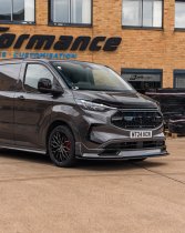 New 18 Inch Velocity VC1 Alloy Wheels In Satin Black, 1000kg Load Rated, Ford Transit Custom Gen 2, VW Transporter T7 6x120