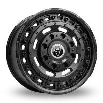 New 17 Inch Wolfrace Explorer Slotmag Alloy Wheels In Matt Black, 1250kg Load, Master, Movano, Sprinter, VW LT, Ducato Maxi, Relay Maxi Van 5x130