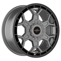 New 17 Inch Wolfrace Explorer Black Wolf One Alloy Wheels In Matt Black with Matt Gunmetal Center, 1250kg, Citroen Dispatch, Fiat Scudo, Peugeot Expert, Toyota Proace, Ford Transit Connect, Vauxhall Vivaro C 5x108
