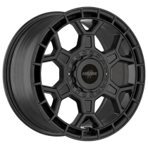 New 17 Inch Wolfrace Explorer Black Wolf One Alloy Wheels In Matt Black, 1250kg, Ford Transit Custom Gen 2, VW Transporter T7 6x120