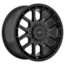 New 17 Inch Wolfrace Explorer Black Wolf Four Alloy Wheels In Matt Black, 1250kg Load, Kia PV5 5x114.3