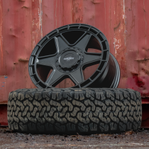 New 17 Inch Wolfrace Explorer Black Wolf Four Alloy Wheels In Matt Black, 1250kg Load, Kia PV5 5x114.3