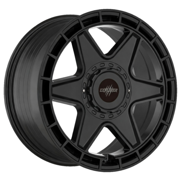New 17 Inch Wolfrace Explorer Black Wolf Three Alloy Wheels In Matt Black, 1250kg Load, Kia PV5 5x114.3
