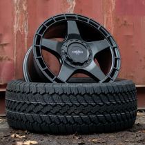 New 17 Inch Wolfrace Explorer Black Wolf Two Alloy Wheels In Matt Black, 1250kg, Ford Transit Custom Gen 2, VW Transporter T7 6x120