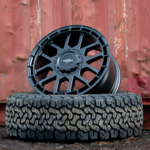 New 17 Inch Wolfrace Explorer Black Wolf Four Alloy Wheels In Matt Black, 1250kg, Citroen Dispatch, Fiat Scudo, Peugeot Expert, Toyota Proace, Ford Transit Connect, Vauxhall Vivaro C 5x108