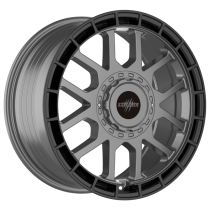 New 17 Inch Wolfrace Explorer Black Wolf Four Alloy Wheels In Matt Black Gunmetal, 1250kg, VW Transporter T5 T6 5x120