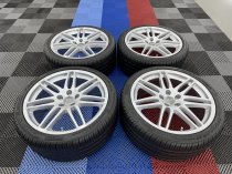 Used 19 Inch Genuine Audi TT 8J 7 Double Spoke RS4 Alloy Wheels, Fully Refurbished Including Tyres 5x112