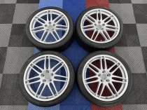 Used 19 Inch Genuine Audi TT 8J 7 Double Spoke RS4 Alloy Wheels, Fully Refurbished Including Tyres 5x112