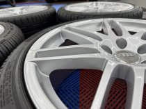 Used 19 Inch Genuine Audi TT 8J 7 Double Spoke RS4 Alloy Wheels, Fully Refurbished Including Tyres 5x112