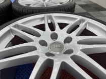 Used 19 Inch Genuine Audi TT 8J 7 Double Spoke RS4 Alloy Wheels, Fully Refurbished Including Tyres 5x112