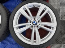 Used 19 Inch Genuine BMW Style 442 M Alloy Wheels, Fully Refurbished in Gloss Silver, Including Good NON Runflat Tyres, 5x120