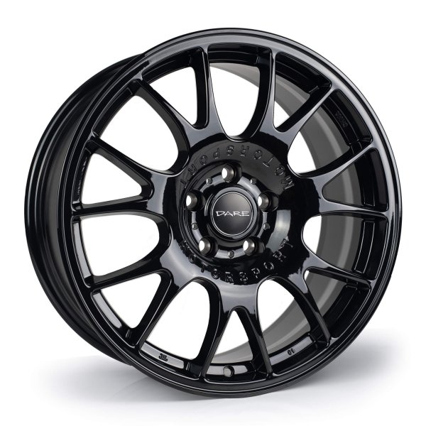 New 18 Inch Dare SC Motorsport Alloy Wheels In Gloss Black 5x100