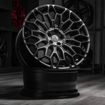 New 24 inch Urban UC-6 Genuine Alloy Wheels In Satin Black 10" All Round, Range Rover L460 L461 5x120