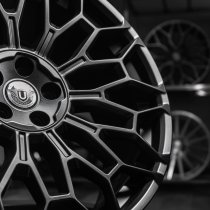New 24 inch Urban UC-6 Genuine Alloy Wheels In Satin Black 10" All Round, Range Rover L460 L461 5x120
