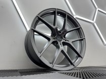 New 20 Inch Type 554 Alloy Wheels In Satin Gunmetal, Wider 10″ Rears 763 5x120