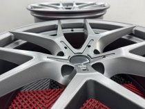 New 20 Inch Type 554 Alloy Wheels In Satin Gunmetal, Wider 10" Rears 763 5x120