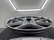 New 20 Inch Type 554 Alloy Wheels In Satin Gunmetal, Wider 10" Rears 763 5x120