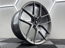 New 20 Inch Type 554 Alloy Wheels In Satin Gunmetal, Wider 10" Rears 763 5x120