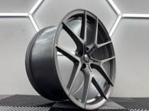 New 20 Inch Type 554 Alloy Wheels In Satin Gunmetal, Wider 10" Rears 763 5x120