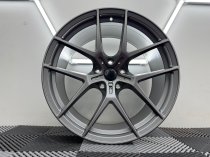 New 20 Inch Type 554 Alloy Wheels In Satin Gunmetal, Wider 10" Rears 763 5x120