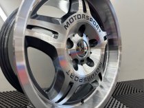 New 17 Inch E36 M3 Evo Style Deep Dish Alloy Wheels In Gunmetal With Polished Face And Dish With Deeper 8.5" Rear BMW 5x120