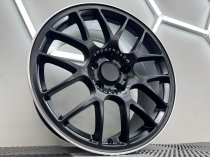 New 18 Inch CH-R Style Motosport Alloy Wheels in Satin Black with Polished Lip BMW 5x120