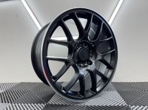 New 18 Inch CH-R Style Motosport Alloy Wheels in Satin Black with Polished Lip BMW 5x120
