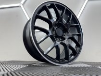 New 18 Inch CH-R Style Motosport Alloy Wheels in Satin Black with Polished Lip BMW 5x120