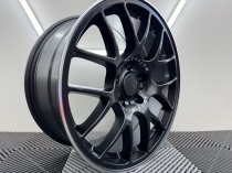 New 18 Inch CH-R Style Motosport Alloy Wheels in Satin Black with Polished Lip BMW 5x120