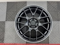 New 18 Inch CH-R Style Motosport Alloy Wheels in Satin Black with Polished Lip BMW 5x120