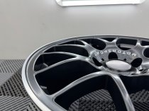 New 18 Inch CH-R Style Motosport Alloy Wheels in Satin Black with Polished Lip BMW 5x120