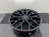 New 18 Inch VLR-T Style Alloy Wheels In Gloss Black Load Rated 1000kg Ford Transit Custom 5x160
