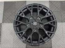 New 18 Inch VLR-T Style Alloy Wheels In Gloss Black Load Rated 1000kg Ford Transit Custom 5x160