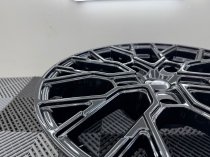 New 18 Inch VLR-T Style Alloy Wheels In Gloss Black Load Rated 1000kg Ford Transit Custom 5x160