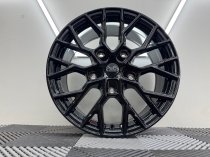 New 18 Inch VLR-T Style Alloy Wheels In Gloss Black Load Rated 1000kg Ford Transit Custom 5x160