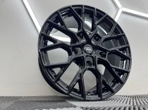 New 18 Inch VLR-T Style Alloy Wheels In Gloss Black Load Rated 1000kg Ford Transit Custom 5x160