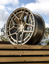 New 19 Inch Bola FLQ Alloy Wheels In Gloss Bronze, Wider Rear Option
