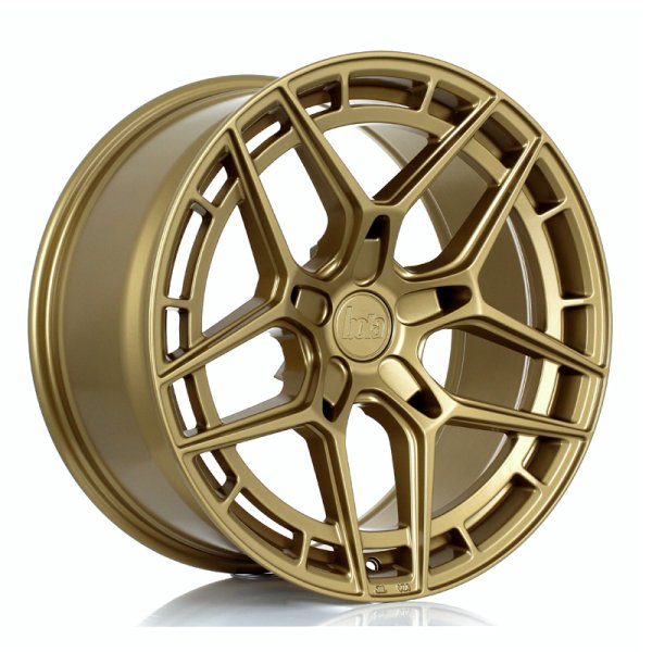 New 19 Inch Bola FLQ Alloy Wheels In Gold, Wider Rear Option