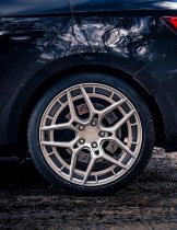 New 19 Inch Bola FLQ Alloy Wheels In Crystal Silver, Wider Rear Option