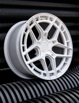 New 19 Inch Bola FLQ Alloy Wheels In White, Wider Rear Option