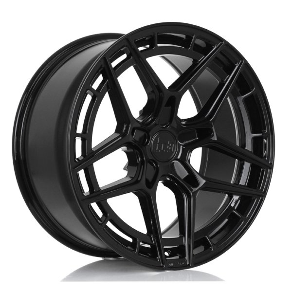 New 20 Inch Bola FLQ Alloy Wheels In Gloss Black, Wider Rear Option