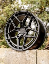 New 20 Inch Bola FLQ Alloy Wheels In Matt Black, Wider Rear Option