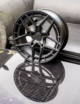 New 20 Inch Bola FLQ Alloy Wheels In Matt Black, Wider Rear Option