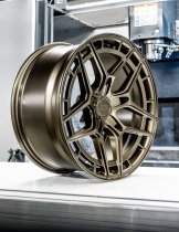 New 20 Inch Bola FLQ Alloy Wheels In Gloss Bronze, Wider Rear Option