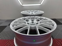 New 18 Inch 359 Style Alloy Wheels In Silver, Wider 9" Rears BMW 5x120