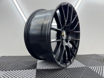New 18 Inch 359 Style Alloy Wheels In Satin Black, Wider 9" Rears BMW 5x120