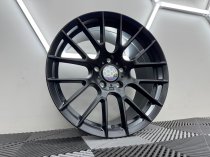 New 18 Inch 359 Style Alloy Wheels In Satin Black, Wider 9″ Rears BMW 5x120